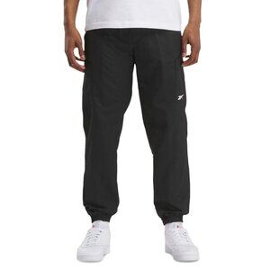 Reebok Mens Regular fit Uniform Cargo Pants Size M Black Solid MSRP $70